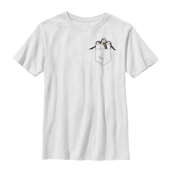 Boy's Star Wars The Last Jedi Porgs In My Pocket  Graphic Tee White X Small