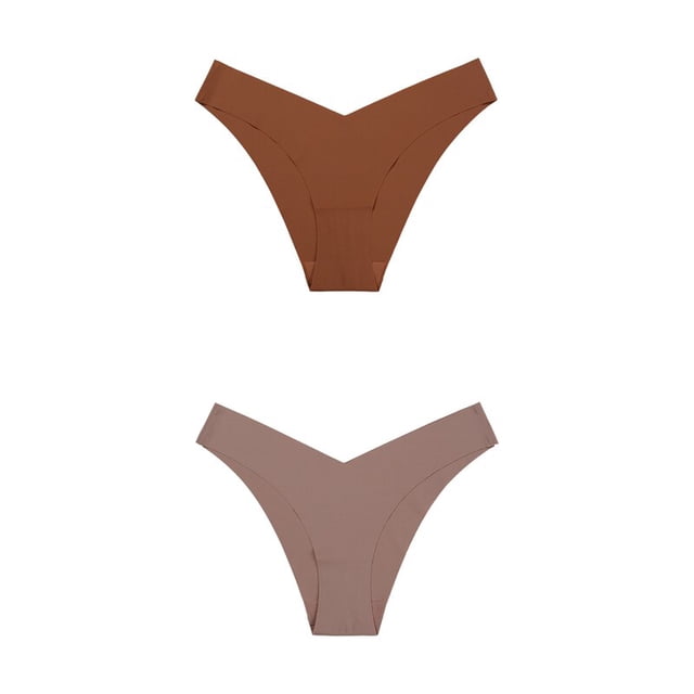 2 uds. Bragas sin costuras para mujer, ropa interior de cintura baja de seda helada, lencería deportiva para Fitness, ropa interior Sexy con Tanga en la espalda en T Tan Jianjun unisex