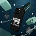 thumbnail image 3 of DistinctInk Tough Case for Apple iPhone 13 Pro MAX (6.7" Screen), Compatible with MagSafe Charging - Life Goals, Pet All The Cows, 3 of 6