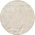 thumbnail image 1 of Ahgly Company Machine Washable Indoor Round Contemporary Tan Brown Area Rugs, 4' Round, 1 of 7