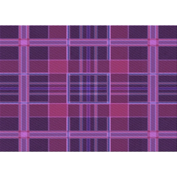 Ahgly Company Indoor Rectangle Patterned Dark Orchid Purple Area Rugs, 2' x 4'