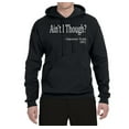 thumbnail image 2 of Wild Bobby, Ain't I Though? Sojourner Truth 1851, Unisex Graphic Hoodie SweatTees, Black, Small, 2 of 3