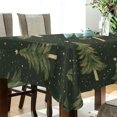 thumbnail image 5 of Yayeee Tablecloths 54" x 72" Rectangle Wrinkle Resistant Party Table Cover, Hand Drawn Christmas Trees, 5 of 8