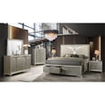 thumbnail image 6 of Pemberly Row Contemporary 5-Drawer Chest Made with Wood in Silver, 6 of 8