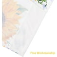 thumbnail image 5 of Kitchen Curtains Valances, Rod Pocket Valances for Windows, Small Window Treatment Valances for Window, Living Room,Bedroom, Bathroom, 54" W x 18" L, Sunflowers (1 Panel), 5 of 6