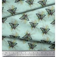 thumbnail image 2 of Soimoi Polyester Crepe Fabric Artistic Butterfly Fabric Prints by Yard 52 Inch Wide, 2 of 3