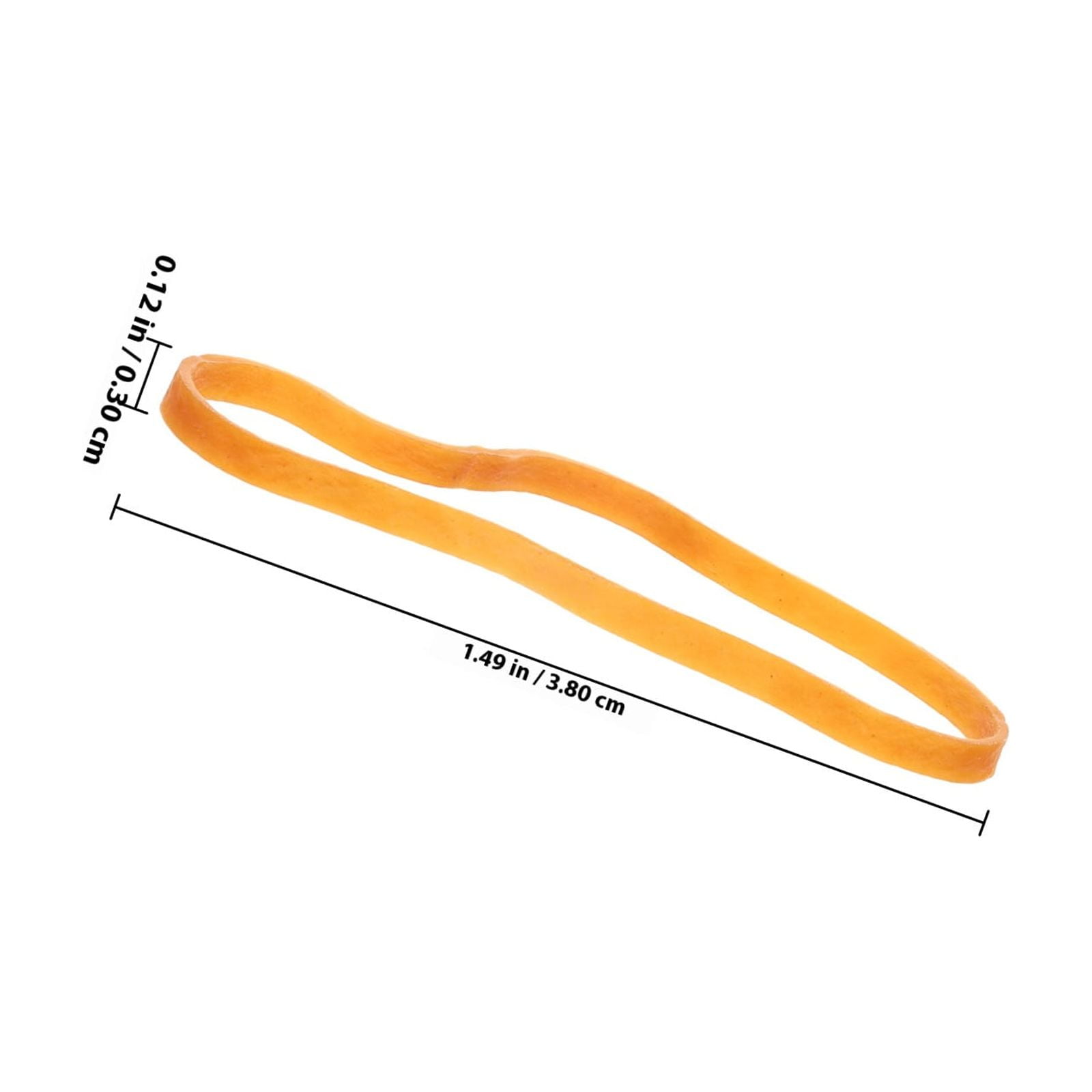 Luxshiny Heavy Duty Large Orange Rubber Bands, 1 Set for Office, File Organization, Outdoor Use, Secure Binding and Versatile Applications