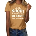 thumbnail image 2 of Quinlirra Womens Tops Clearance Under $5 Women's Fashion Crewneck Printed Short Sleeve T-shirt Casual Loose Shirt Tops, 2 of 8
