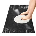 thumbnail image 5 of Bath Mat Soft Plush Non-Slip Absorbent Bathroom Rugs 39"x20" Vinyl Record, 5 of 8