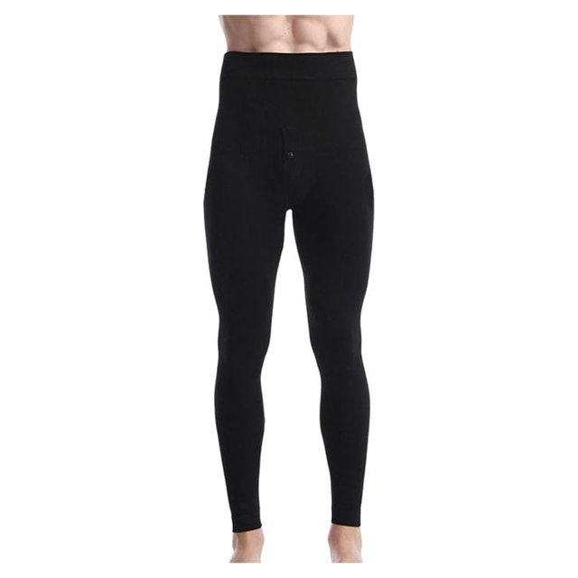 Sonducket Calzas de invierno para hombre, pantalones térmicos de tela de poliéster ligeros de punto más cálidos, pantalones cálidos sin Prendas para la parte inferior del cuerpo
