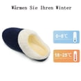 thumbnail image 2 of Zapatillas de invierno para mujer, cálidas y cómodas, de felpa, para interior y hogar, antideslizantes, acogedoras, anchas y ligeras, 2 of 5