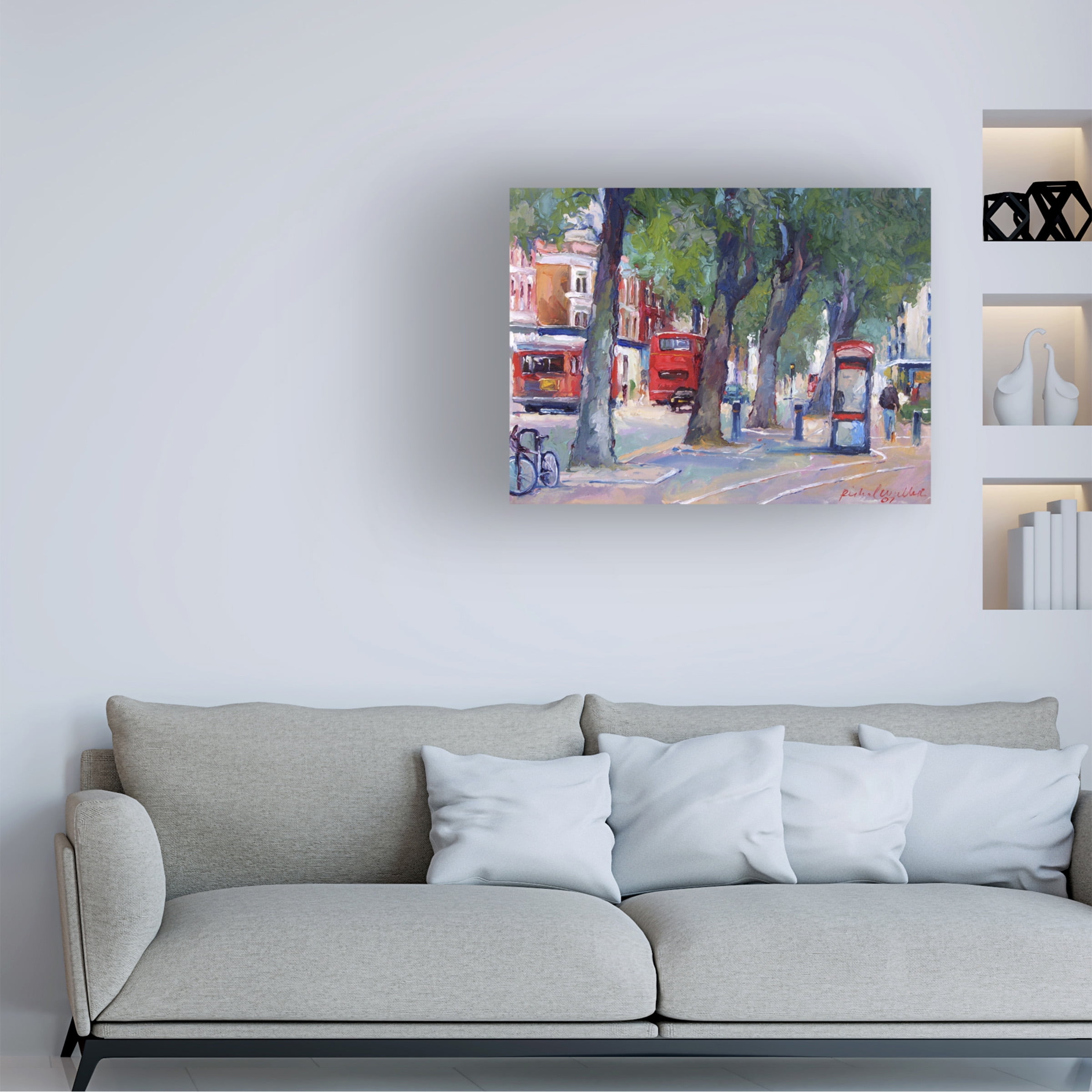 Richard Wallich 'Chicago 6' Canvas Art