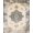 Sand Beige Dark Grey, Pattern 11, variant on ODIKA Abstract Vintage Faded Motifs Distressed Interlocking Border for Dorm Room, Small Living Apartment, Stain Resistant Low Profile