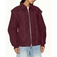 thumbnail image 4 of RXMEKW Cropped Jacket Women, Vintage Leather Jacket with Oversized Functional Pockets, 4 of 7