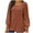 Coffee, variant on Staron Long Sleeve Blouses for Women Dressy Fall Fashion Tee Tops Loose Casual Outfits Clothes Square Neck Solid Trendy Pullover Tunic Tops Black and Friday Deals