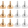 thumbnail image 1 of 12 mini embudos de perfume, embudo pequeño para botellas, herramienta de recarga de perfume, embudo miniatura, embudo de metal., 1 of 5