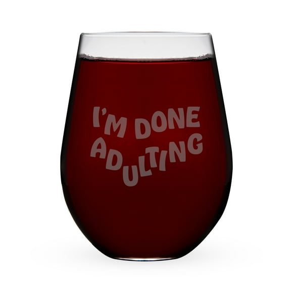 Stemless Wine Glasses Funny Sayings