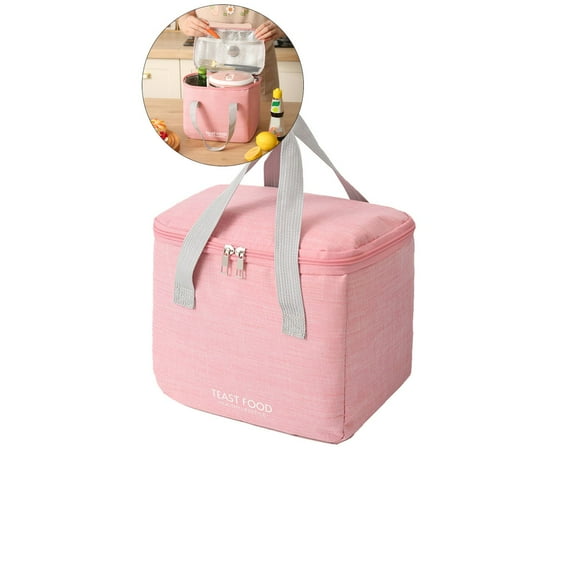 Yoloke Lunch Bag for Men Women Lunch Box Small Soft Side Cooler Bag Collapsible Insulated Thermal Tote for Work Travel Picnic Food Drink Cool Bag