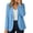 Blue, variant on Summer Women's Open Front Casual Blazer - Lightweight Breathable Lined Fashion Work Jacket with Pocket Black,L