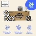 thumbnail image 2 of Papel higiénico Who Gives A Crap, 100% bambú, 24 rollos de 3 capas, 2 of 9