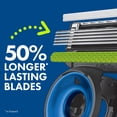 thumbnail image 4 of Gillette Labs Official Cowboys Licensed Razor for Men, 1 Handle, 4 Blade Refills, with Magnetic Stand, 4 of 11