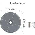 thumbnail image 3 of LAICAIW Pre-Rinse Spray Valve Repair Kit for Most Commercial Sink Faucet Dish Sprayer Touch On Kitchen Sink Faucets 1.42 GPM Spray Face Bumper and Screw Repair Part, Grey, 3 of 7