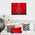 thumbnail image 3 of PRATYUS 20x16in Canvas Wall Art Picture for Living Room Bedroom Colorful Christmas Tree 20x16in, 3 of 3
