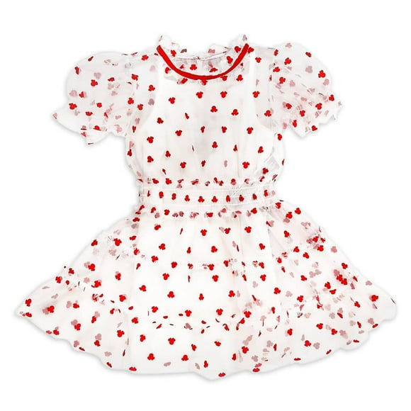 Disney Minnie Mouse Layered Party Dress for Girls, Size 2
