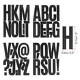 thumbnail image 2 of Unique Bargains 5" Letters Stickers Self Adhesive Big Font Alphabet Letter Stickers for Birthday Bulletin Board 36 Pack, 2 of 6