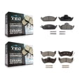 thumbnail image 1 of TEC Front Rear Ceramic Brake Pads Kit for Car Mercedes-Benz ML320 ML350 ML430 KTC-100383, 1 of 10