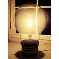 thumbnail image 6 of Kenroy Home Edison 18'' LED Table Lamp with Clear Glass Novelty Shade Modern Table Light Fixture for Living Room, Bedroom, Office, or Dorm, 2700K, Antique Brass, 6 of 8