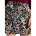 thumbnail image 5 of Free Assembly Women's and Women's Plus High-Rise Jacquard Mini Skirt, Sizes 0-28W, 5 of 6