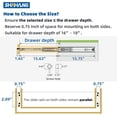 thumbnail image 2 of Heavy Duty Drawer Slides (mm Width-Without Lock, ), 2 of 6