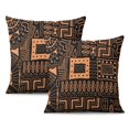 thumbnail image 1 of Throw Pillow Covers Set of 2 Decorative Throw Pillow Covers 20x20 Inch, Boho Farmhouse Geometric Pattern, Square Pillow Covers for Couch, Sofa, Bed, Fall Home Decor Cushion Covers, 1 of 7