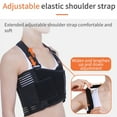 thumbnail image 3 of iFCOW Medical Broken Rib Brace for Men and Women,Breathable Chest Wrap Belt for Sternum Injuries accelerates The healing of Cracked, Dislocated, Fractured and Post-Surgery Ribs,L, 3 of 7