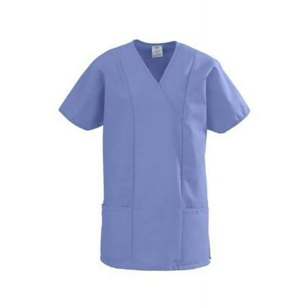 Medline ComfortEase Ladies Crossover V-Neck Scrub Top