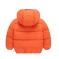 thumbnail image 5 of Godderr Kids Toddler Girls Boys' Winter Jackets Fleece Jackets Bear Ear Hooded Toddler Short Cotton Outerwear Warm Lined Coat Outer Clothing for 1-7Y, 5 of 7