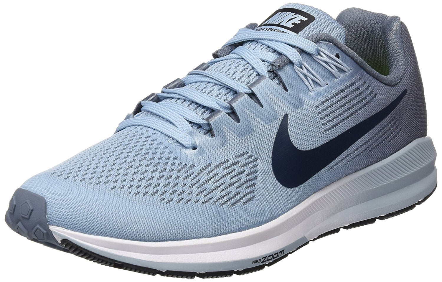 spion Maak plaats kust NIKE Women's Air Zoom Structure 21 Running Shoe Armory Blue/Armory  Navy-Cirrus Blue 9.0 - Walmart.com