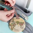 thumbnail image 2 of Pack of 4 Premium Luggage Tags with Address Label, Hard Plastic, Luggage Tag, Name Tag, Label, 2 of 5