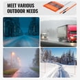thumbnail image 6 of VEVOR Driveway Markers, 30 PCS 48 inch, 0.31 inch Diameter, Orange Fiberglass Poles Snow Stakes with Reflective Tape, 12" Steel Drill Bit & Protection Gloves for Parking Lots, 6 of 10