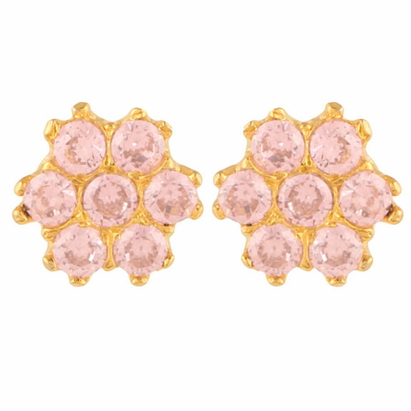 Efulgenz Indian Bollywood Designer Traditional CZ Stud Earrings Jewelry for Women