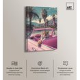 thumbnail image 2 of Rosy Tiger's Ride I Canvas Pink Pop Wall Art by Art Remedy, Gallery Wrapped, 30" x 45", 2 of 7