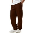 thumbnail image 2 of Mens Sweatpants Open Bottom Joggers for Men Multi Pockets Loose Fit Athletic Pants for Running & Casual Wear, 2 of 4