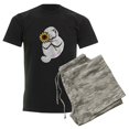 thumbnail image 6 of CafePress - Sunny Manatee Pajamas - Men's Dark Loose Fit Cotton Pajama Set, 6 of 7