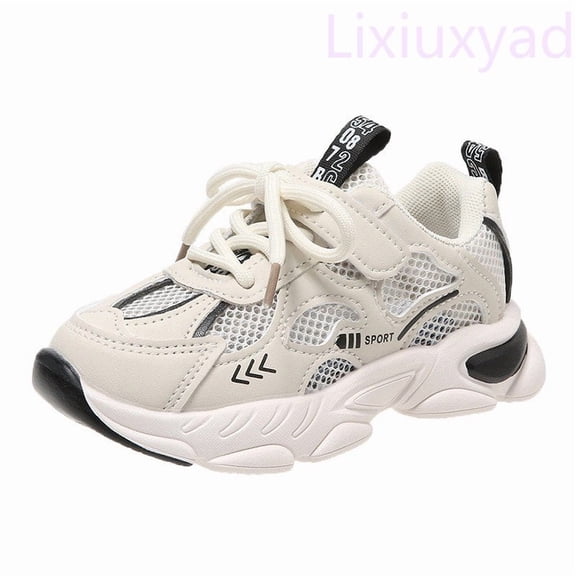 Lixiuxyad Baby Sneakers For Everyday Casual Sports Breathable Mesh Design For Kids 1 10 Years Running Athletic Shoes Sizes 9.5(Little Kid 3.5-4 Years)