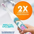 thumbnail image 3 of Magical Unicorn Spinbrush Kids Electric Toothbrush, Battery-Powered, Soft Bristles, Ages 3+, 3 of 9