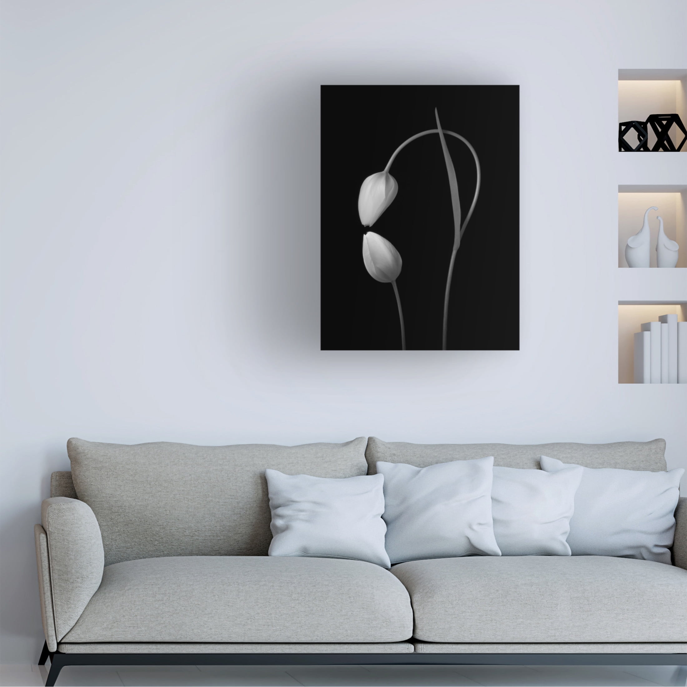 Canvas Wall Art - Tonyxu  'Love' Wall Art for Living Room, Bedroom, or Office Décor by Trademark Fine Art - 14 x 19 Inches