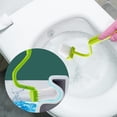 thumbnail image 3 of Escobilla de baño de plástico curvada para limpiar las esquinas del inodoro (3 piezas)., 3 of 5
