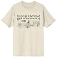 thumbnail image 7 of Vintage Formula Racing Grand Champion Crew Neck Short Sleeve Natural Men's T-shirt-Medium, 7 of 7