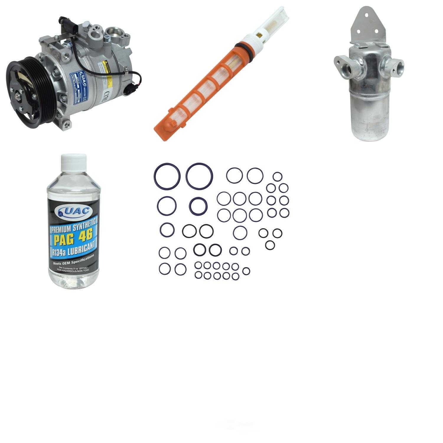 A/C Compressor and Component Kit -- Compressor Replacement Kit Fits select: 2004 AUDI A8, 2005-2006 AUDI A8 L W12 QUATTRO